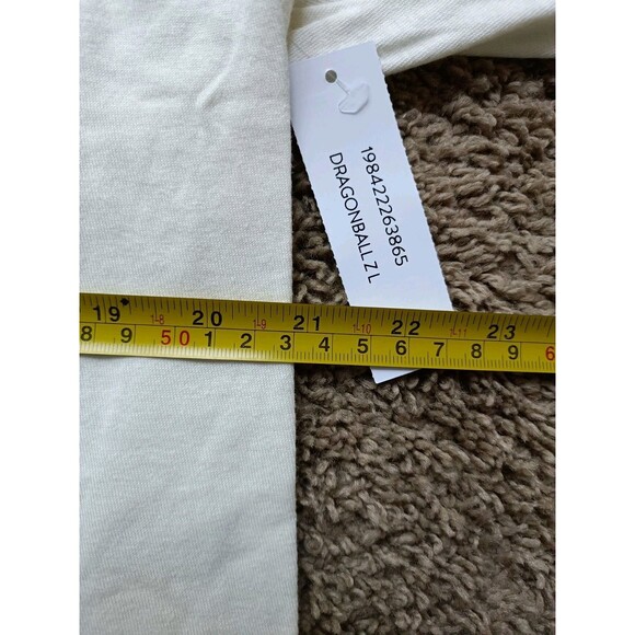 Dragon Ball Z T-Shirt Men's Large Beige Short Sleeve - Picture 5 of 6